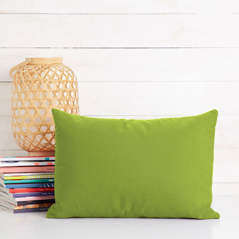 tessuto in cotone cretonne tinta unita – verde mela,  image number 9