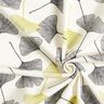 jersey di cotone Foglie di ginkgo – bianco lana/verde lime,  thumbnail number 3