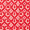 soffice tessuto in felpa, motivo norvegese – rosso/rosa,  thumbnail number 1