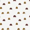 mussola Piccoli arcobaleni, lisci – avorio/giallo curry,  thumbnail number 1