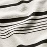 Tessuto jacquard a righe irregolari – bianco lana/nero,  thumbnail number 2