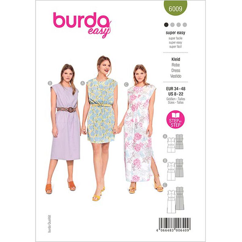 abito estivo,Burda 6009 | 34 - 48,  image number 1