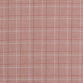 Misto cotone Principe di Galles – bianco/rosso borgogna,  Misto cotone Principe di Galles – bianco/rosso borgogna,