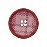 bottone in poliestere, 4 fori, a quadri – lampone,  thumbnail number 1
