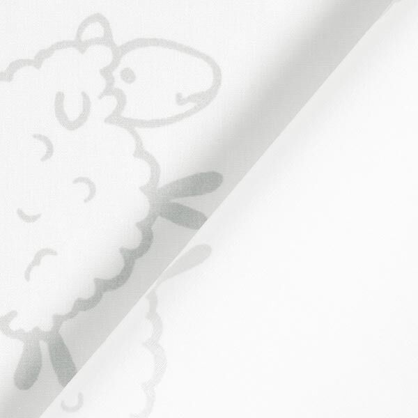 Popeline di cotone con simpatica pecora – bianco, image number 4