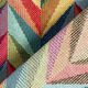 tessuto arredo gobelin motivo zig-zag colorato – giallo chiaro,  thumbnail number 4