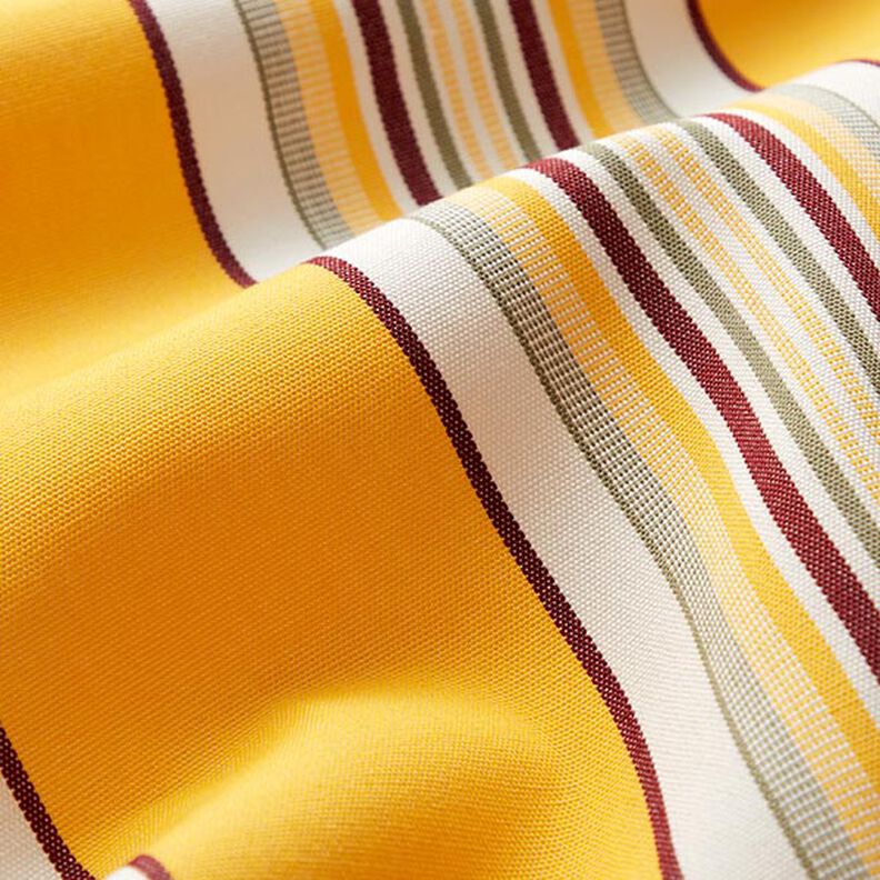 tessuto per tende da sole righe larghe e sottili – giallo sole/bianco,  image number 2