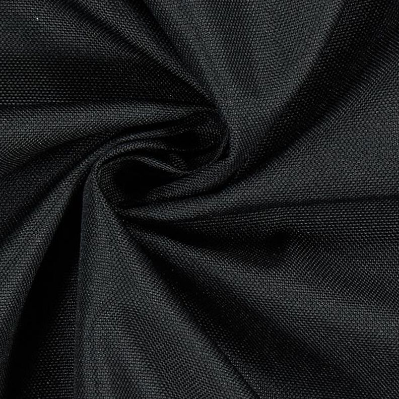 Tessuti da esterni panama tinta unita – nero,  image number 2