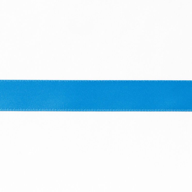 Nastro in satin [15 mm] – blu,  image number 1