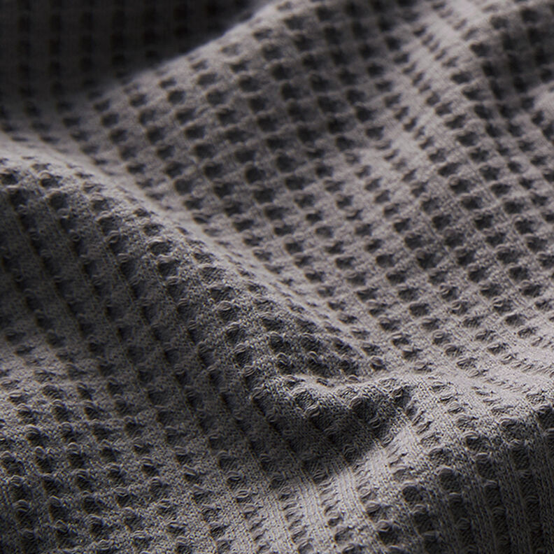 jersey di cotone nido d’ape tinta unita – grigio,  image number 2