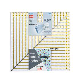 righello per patchwork, Square [ Dimensioni: 20 x 20 cm ] | Prym, 