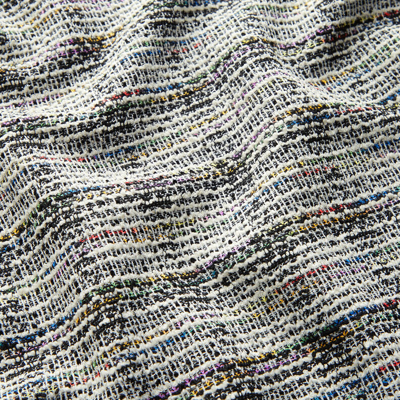 jersey jacquard bouclé scintillante – nero,  image number 3