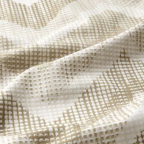 tessuto arredo mezzo panama chevron &ndash; naturale/duna, 