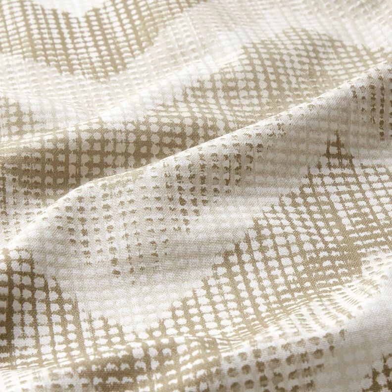 tessuto arredo mezzo panama chevron &ndash; naturale/duna,  image number 2