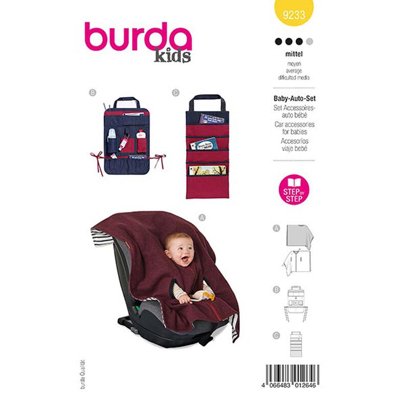 accessori neonato | Burda 9233 | Onesize,  image number 1