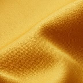 satin di cotone tinta unita – giallo curry, 