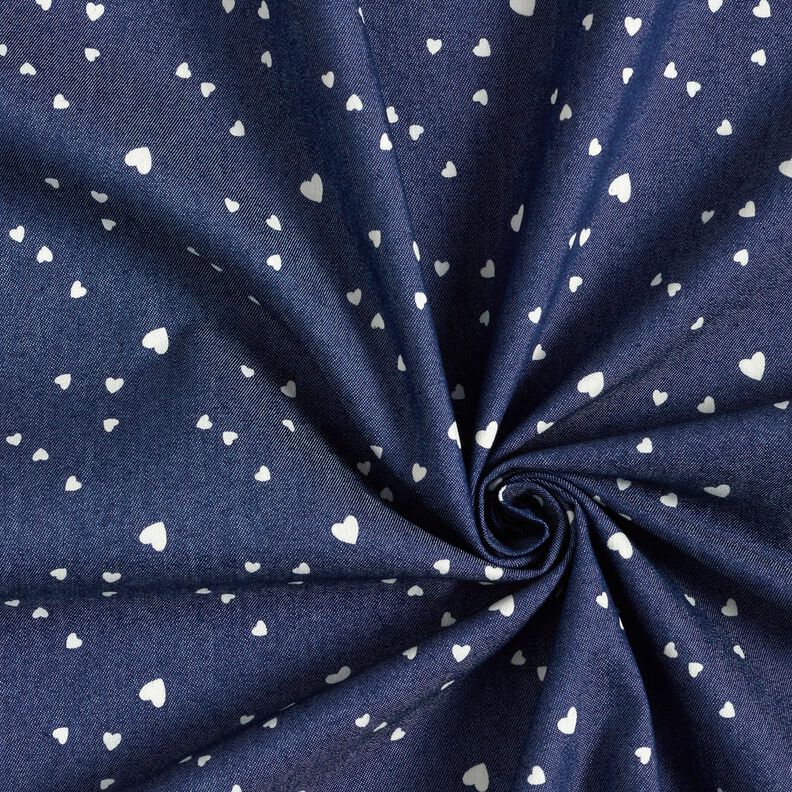 chambray Cuoricini – blu marino/bianco lana,  image number 3