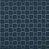 tessuto per fodere Jacquard Motivo rétro – blu marino,  thumbnail number 1