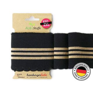 TESSUTO IN MAGLIA BIO PER BORDI E POLSINI CUFF ME WAVE GLAM  [140 CM | 8 CM]  | Albstoffe |, 