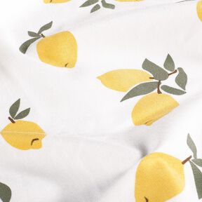jersey di cotone Grandi limoni – avorio/oro, 