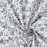 Millefiori in popeline di cotone – bianco/colore blu jeans,  thumbnail number 3