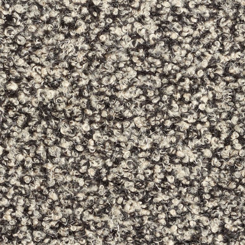 maglia bouclé Melange di fili glitterati – anacardo/nero, image number 1