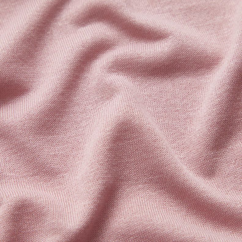 Jersey estivo in viscosa leggera – rosa antico chiaro,  image number 2