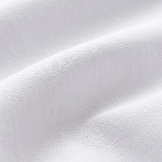misto cotone-lino tinta unita – bianco | Resto 50cm, 