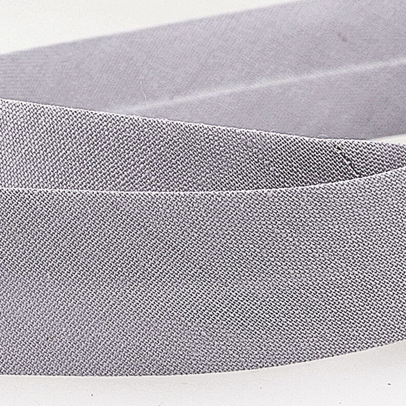 Nastro in sbieco Polycotton [20 mm] – grigio chiaro,  image number 2
