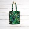 tessuto arredo mezzo panama foglie di palma – verde,  thumbnail number 6