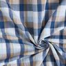 Misto cotone stropicciato a quadri colorati – blu,  thumbnail number 3