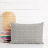 tessuto in cotone cretonne Fiori e tralci – grigio argento/bianco,  thumbnail number 6