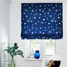 tessuto arredo costellazioni Glow in the dark – blu marino/giallo chiaro,  thumbnail number 8