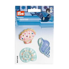 applicazione conchiglie [ 3 pezzo/i ] | Prym – blu/rosa, 