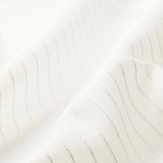 tessuto per tende, righe larghe, filato fantasia, 300 cm – bianco, 
