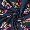 jersey di cotone Farfalle | Glitzerpüppi – blu notte/pink,  thumbnail number 3