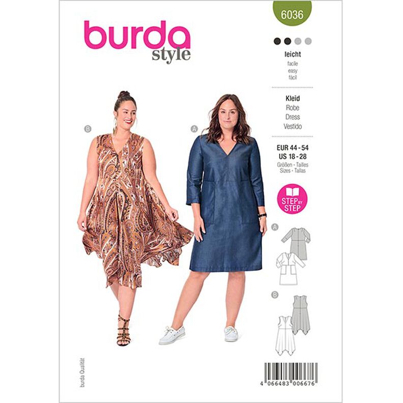 abito, Burda 6036 | 44 – 54,  image number 1