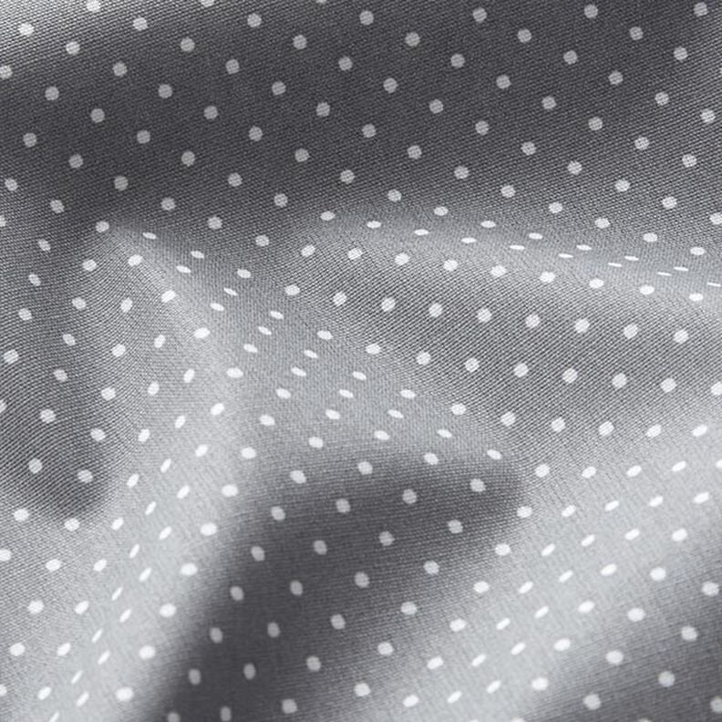 Cotone laminato Piccoli pois – grigio,  image number 3