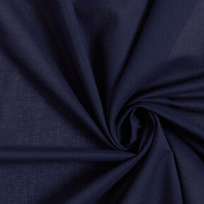batista di cotone tinta unita – blu marino, 