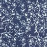 chambray Fioriture estive – blu marino/bianco lana,  thumbnail number 1