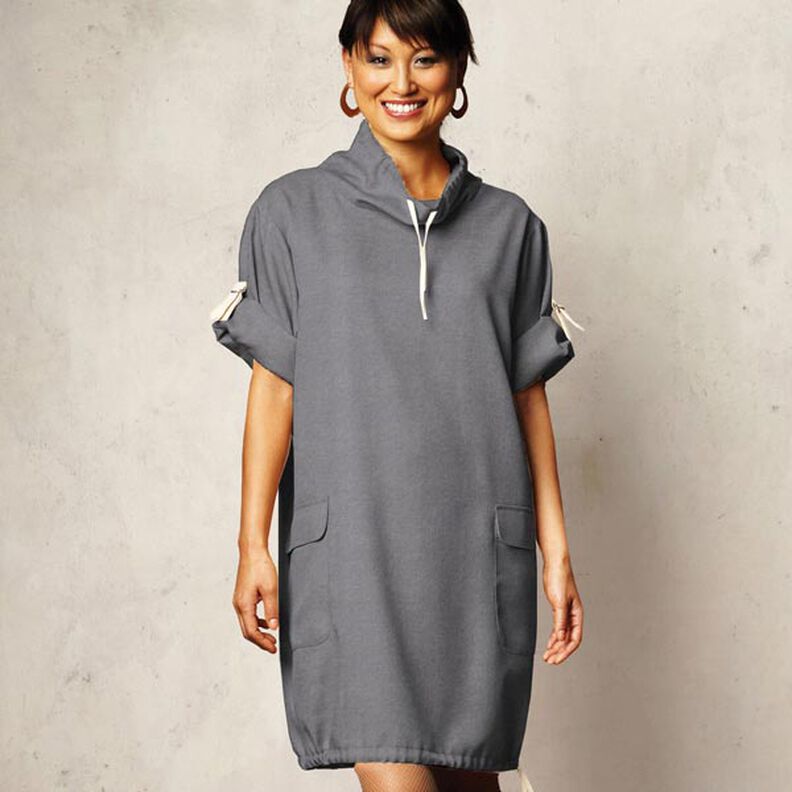 Micro velours Alova – grigio perla,  image number 5