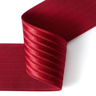 bordino elastico seta artificiale [65mm] – rosso, 