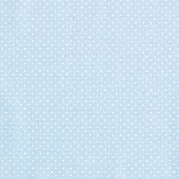 popeline di cotone piccoli pois – azzurro/bianco,  image number 1
