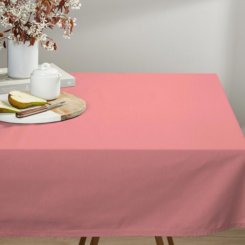 Tessuto in puro lino pesante tinta unita – rosa anticato,  image number 7