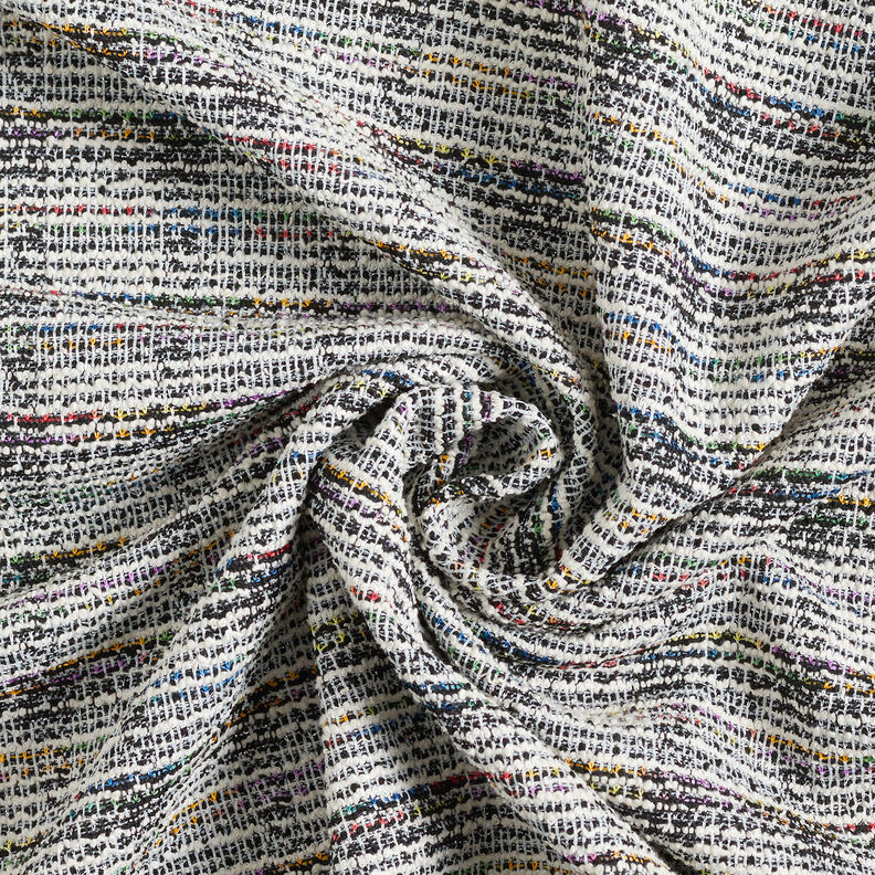 jersey jacquard bouclé scintillante – nero,  image number 4