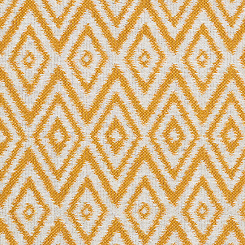 Tessuto jacquard da esterni stile etnico – senape,  image number 1