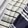 Jersey double face a righe in tinta unita – bianco/grigio,  thumbnail number 6