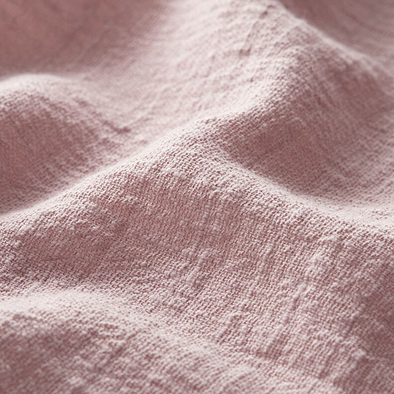 tessuto in cotone effetto lino – rosa anticato,  image number 2