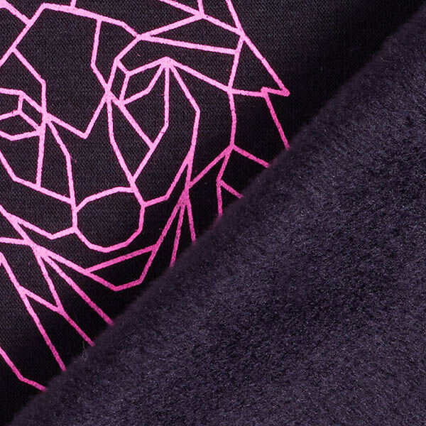 pile da montagna Origami di lupo – nero/fucsia neon, image number 4