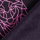 pile da montagna Origami di lupo  – nero/fucsia neon,  thumbnail number 4
